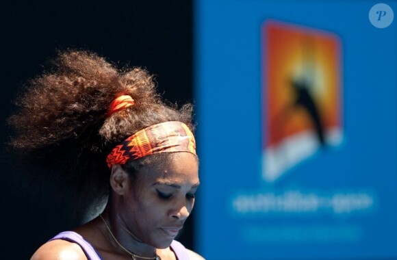 Serena Williams, battue par sa compatriote Sloane Stephens le 23 janvier 2013 en quart de finale de l'Open d'Australie à Melbourne, n'a visiblement pas digéré cette contre-performance