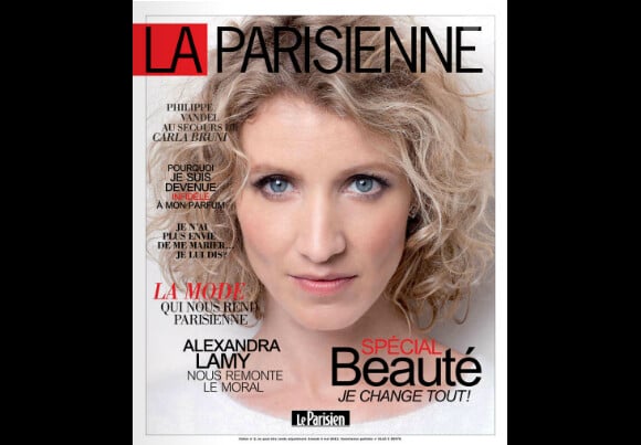 Alexandra Lamy en couverture de La Parisienne - mai 2013
