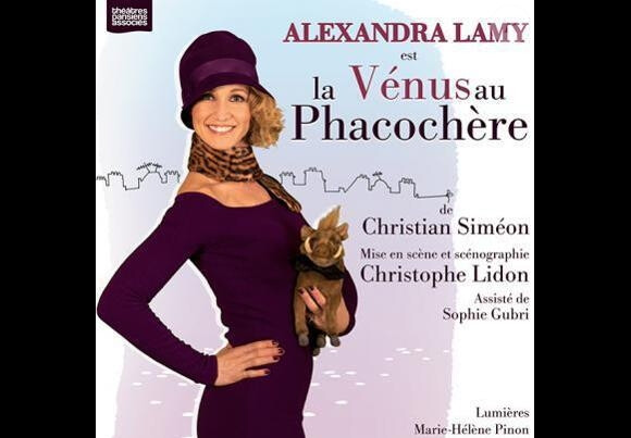 Alexandra Lamy est la Vénus au phacochère sur les planches du théâtre de l'Atelier