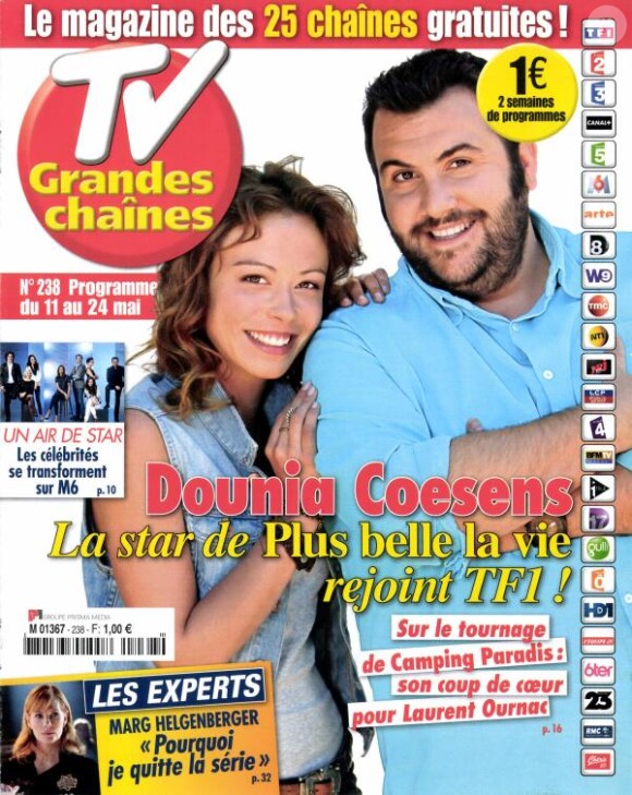 Amandine Bourgeois parle de l'Eurovision dans les pages de TV Grandes Chaînes, en kiosques depuis le 6 mai 2013.