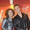 Mireille Dumas et Cyril Féraud, lors de la conférence de presse pour l'Eurovision 2012, à Paris, le 26 avril 2012. Le duo sera à nouveau aux manettes de l'édition 2013, le 18 mai sur France 3.