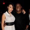 Lilit Avagyan et Reggie Bush lors de la soirée d'ouverture du SLS South Beach de Miam le 8 novembre 2012