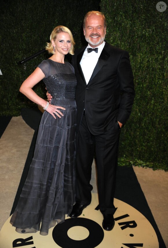 Kelsey Grammer et sa femme Kayte à la soirée Vanity Fair Oscar Party à Hollywood le 25 février 2013.