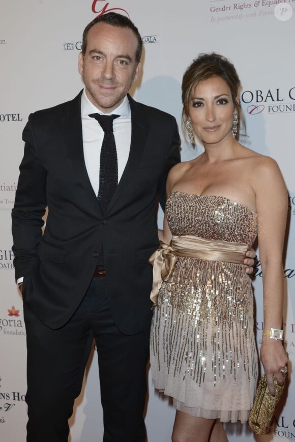 David Manoukian et Chantal Manoukian à la 4e édition du Global Gift Gala au George-V à Paris le 13 mai 2013.
