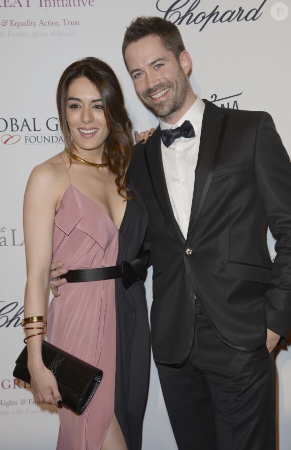 Sofia Essaïdi et Emmanuel Moire à la 4e édition du Global Gift Gala au George-V à Paris le 13 mai 2013.