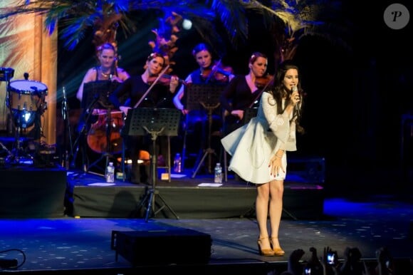 Lana Del Rey lors de son concert à Genève le 1er mai 2013.