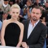 Carey Mulligan, Leonardo DiCaprio au photocall de Gatsby le Magnifique au 66e Festival International du Film de Cannes le 15 mai 2013.