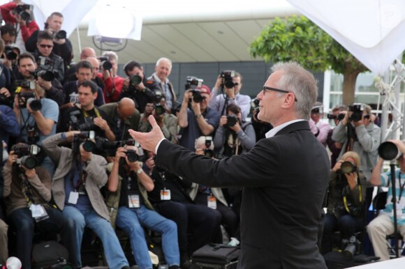 Thierry Frémaux au photocall du film Gatsby le Magnifique lors du 66eme Festival International du Film de Cannes, le 15 mai 2013.