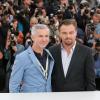 Baz Luhrmann, Leonardo DiCaprio au photocall de Gatsby le Magnifique au 66e Festival International du Film de Cannes le 15 mai 2013.