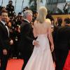 Baz Luhrmann et Carey Mulligan pour la montée des marches de Gatsby le Magnifique en cérémonie d'ouverture du Festival de Cannes, le 15 mai 2013.