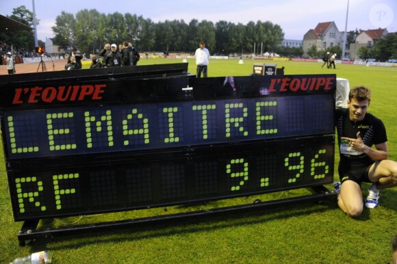 Christophe Lemaître devient le premier athlète blanc à passé sous les 10 secondes à Montreuil le 7 juin 2011