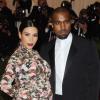 Kim Kardashian et Kanye West lors du Met Gala à New York, le 6 mai 2013.