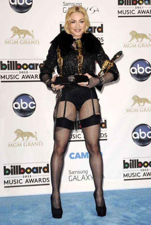 Madonna lors des Billboard Music Awards à Las Vegas, le 19 mai 2013.