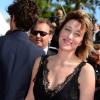 Valeria Bruni-Tedeschi lors de la montée des marches du film Un château en Italie au Festival de Cannes le 20 mai 2013