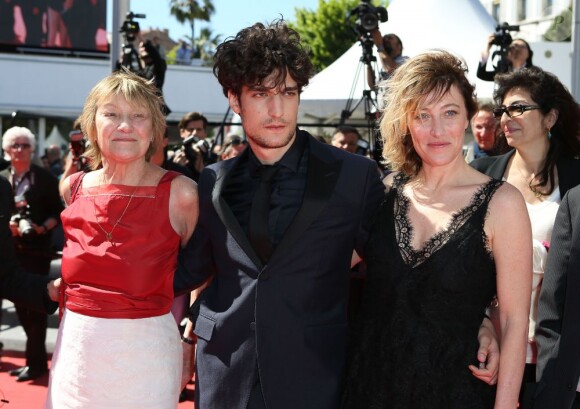 Marisa Bruni Tedeschi (Borini), Louis Garrel et Valeria Bruni Tedeschi - Montee des marches du film "Un chateau en Italie" lors du 66 eme Festival du film de Cannes - Cannes 20/05/2013