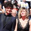 Louis Garrel et Valeria Bruni Tedeschi - Montee des marches du film "Un chateau en Italie" lors du 66 eme Festival du film de Cannes - Cannes 20/05/2013