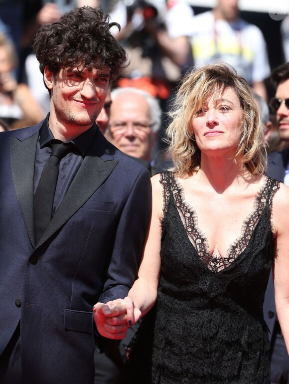 Louis Garrel et Valeria Bruni Tedeschi - Montee des marches du film "Un chateau en Italie" lors du 66 eme Festival du film de Cannes - Cannes 20/05/2013