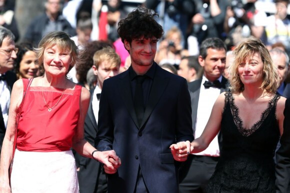 Marisa Bruni Tedeschi (Borini), Louis Garrel et Valeria Bruni Tedeschi - Montee des marches du film "Un chateau en Italie" lors du 66 eme Festival du film de Cannes - Cannes 20/05/2013