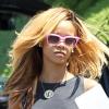 Exclusif - Rihanna arrive à un studio d'enregistrement à Long Beach, près de Los Angeles. Le 20 mai 2013.