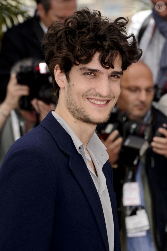 Louis Garrel lors du photocall du film Un château en Italie au Festival de Cannes le 21 mai 2013