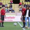 Charlotte Casiraghi a donné le coup d'envoi de la 20e édition du match de football caritatif annuel World Stars Match, le 21 mai 2013, opposant la Star Team MC créée par le prince Albert de Monaco à une sélection de stars notamment de la F1, au Stade Louis II et au profit de la Fondation Princesse Charlene.