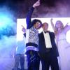LMFAO, Fawaz Gruosi et Paris Hilton - Intérieur de la soirée De Grisogono à l'Eden Roc au Cap d'Antibes lors du 66e Festival du film de Cannes. Le 21 mai 2013.