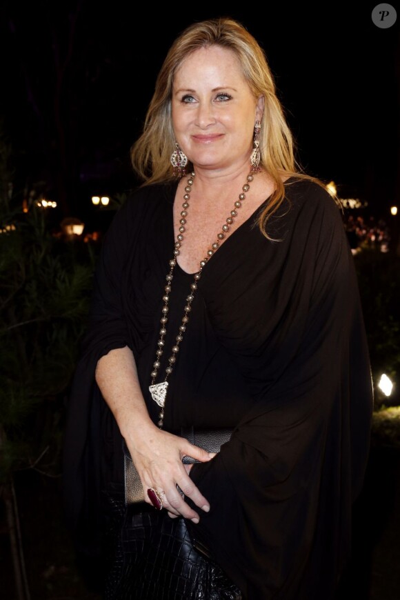 La soeur de Sharon Stone, Kelly Stone - Arrivées à la soirée De Grisogono à l'Eden Roc au Cap d'Antibes lors du 66e Festival du film de Cannes. Le 21 mai 2013.
