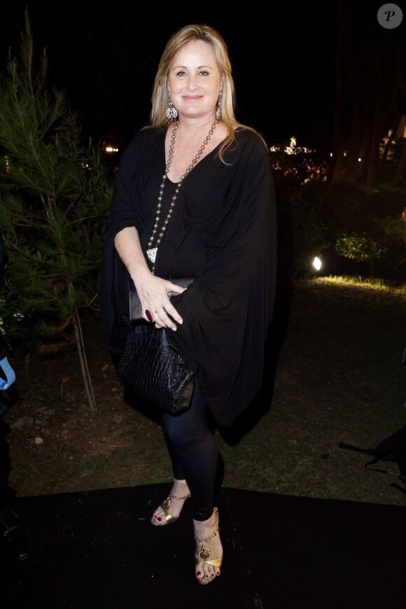 La soeur de Sharon Stone, Kelly Stone - Arrivées la soirée De Grisogono à l'Eden Roc au Cap d'Antibes lors du 66e Festival du film de Cannes. Le 21 mai 2013.