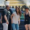 Katie Holmes et Luke Kirby s'amusent sur le tournage du film Mania Days, à New York, le 21 mai 2013.
