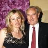 Gérard de Villiers et sa femme Christine de Villiers à l'Etoile à Paris le 1er juillet 2003.