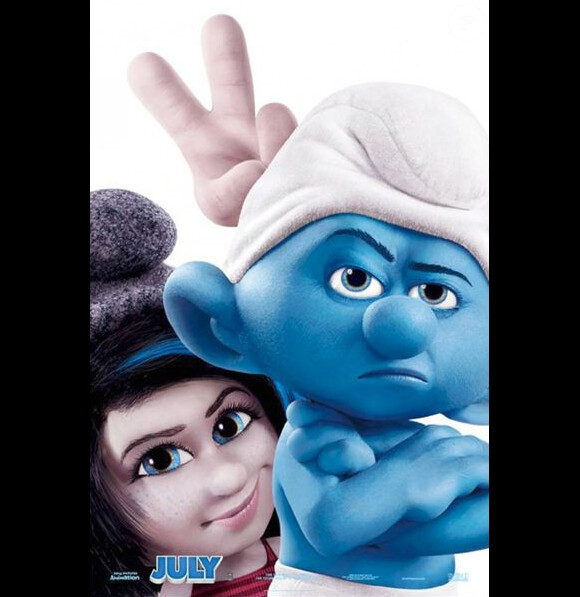 Affiche teaser des Schtroumpfs 2
