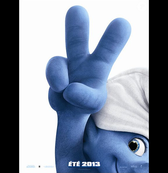 Affiche teaser des Schtroumpfs 2