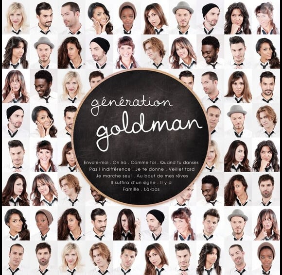 La pochette de Génération Goldman dans les bacs le lundi 19 novembre 2012.