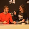 David Beckham a rencontré ses fans lors de la promotion de ses sous-vêtements signés en collaboration avec H&M dans un grand magasin du Boulevard Haussmann à Paris, le 24 mai 2013