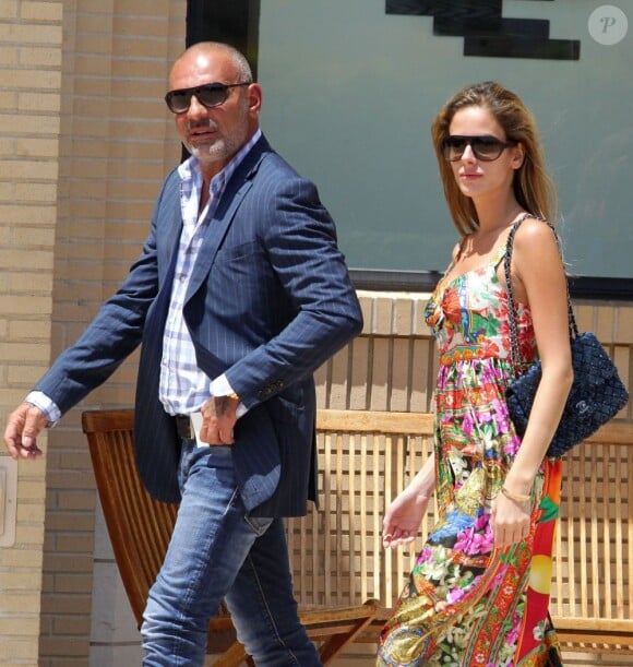 Christian Audigier et sa petite amie Nathalie Sorensen à Beverly Hills, le 22 mai 2013.