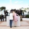 Roman Polanski, Emmanuelle Seigner lors du photocall du film La Vénus à la fourrure au Festival de Cannes le 25 mai 2013