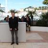 Mathieu Amalric lors du photocall du film La Vénus à la fourrure au Festival de Cannes le 25 mai 2013