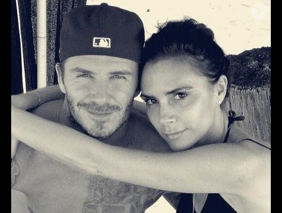 Victoria Beckham a posté une photo intime de son couple sur Twitter, le 17 mai 2013.
