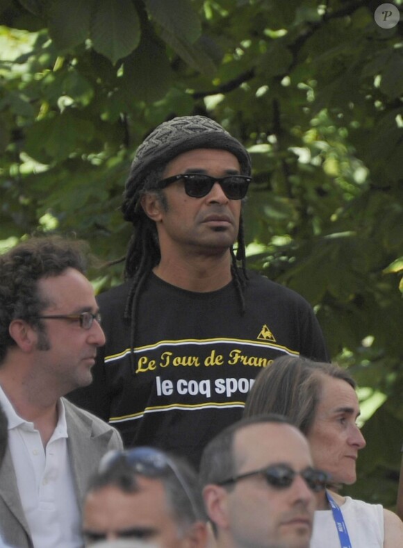 Yannick Noah à Paris le 22 juillet 2012. 
