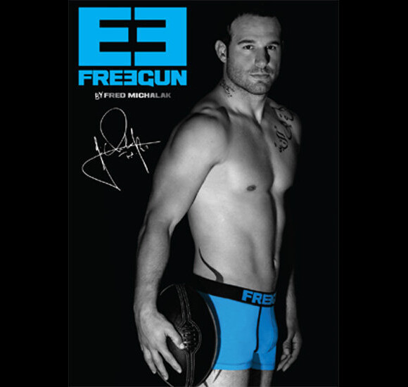 Frédéric Michalak est le nouvel ambassadeur de la marque de sous-vêtements Freegun.