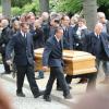 Obsèques de Georges Moustaki au Père-Lachaise à Paris. Le 27 mai 2013.