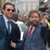 Bradley Cooper et Zach Galifianakis à la première de Very Bad Trip 3 à Londres le 22 mai 2013.