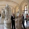 Camilla Parker Bowles a pu profiter d'une visite privée du Musée du Louvre, mardi 28 mai 2013 lors de la fermeture hebdomadaire de l'établissement, avant de reprendre l'Eurostar pour rentrer à Londres après sa visite de deux jours.