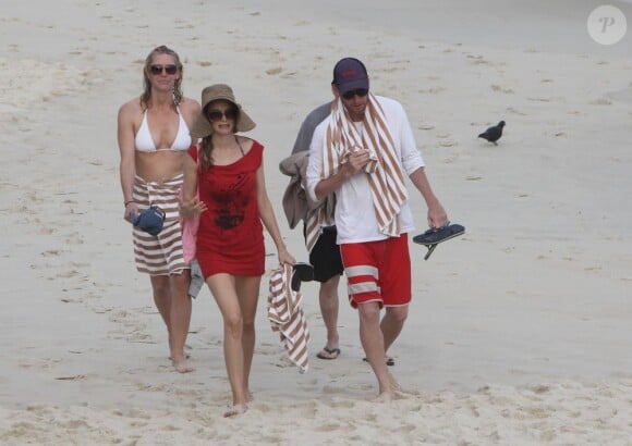 Ken Jeong, Heather Graham et son petit-ami à Rio de Janeiro, le 28 mai 2013.