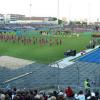 Image de la cérémonie d'ouverture des 15e Jeux des Petits Etats d'Europe (JPPE) au stade Josy Barthel de Luxembourg, le 27 mai 2013.