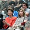 Le grand-duc Henri et la grande-duchesse Maria Teresa de Luxembourg aux 15e Jeux des Petits Etats d'Europe le 28 mai 2013.