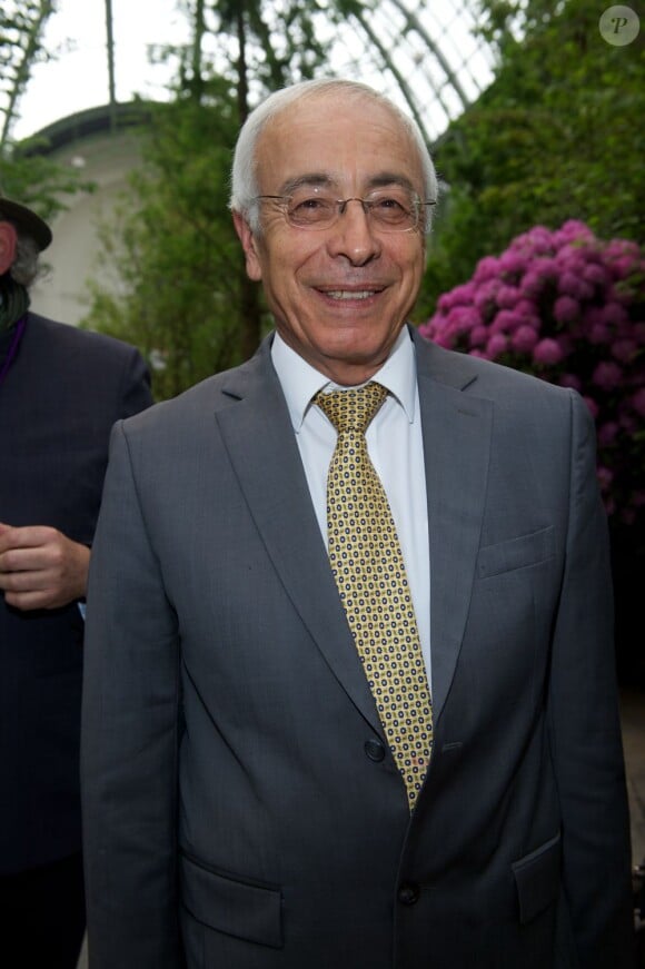 Son Excellence l'ambassadeur d'Israël Yossi Gal à l'inauguration de l'exposition L'art du jardin qui a transformé le Grand Palais en serre géante. Photo prise le 30 mai 2013 à Paris.