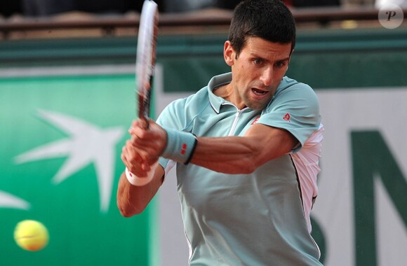 Le numéro un mondial Novak Djokovic à Roland-Garros, le 28 mai 2013.
