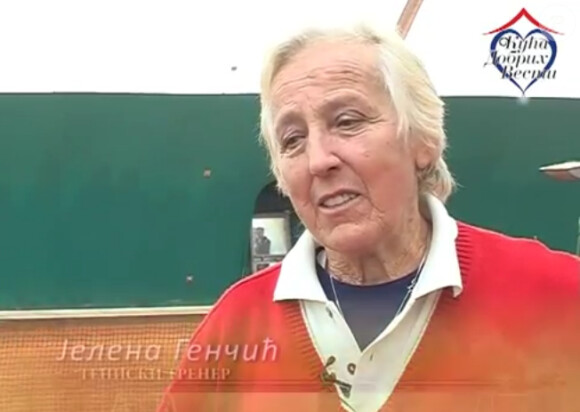 Jelena Gencic, la première coach de Nova Djokovic, est décédée à Belgrade le 1er juin 2013 à 77 ans.