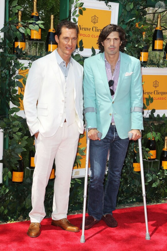Matthew McConaughey et Nacho Figueras lors de la 6e édition du Veuve Clicquot Polo Classic, le 1er juin à Jersey City.
